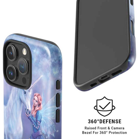 Rhiannon Fairy and Unicorn by Rachel Anderson iPhone 16 Pro Magsafe Impact Case